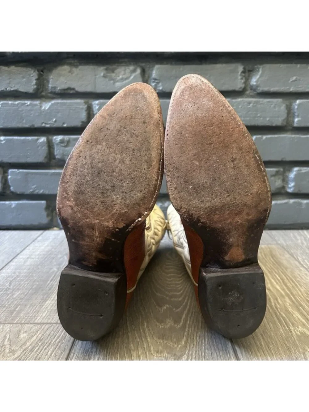 Polo Ralph Lauren Vintage Western Teju Lizard Cowboy Boots Mens 8 D
